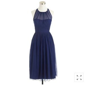 NWT J. Crew Megan Dress in silk Chiffon.
